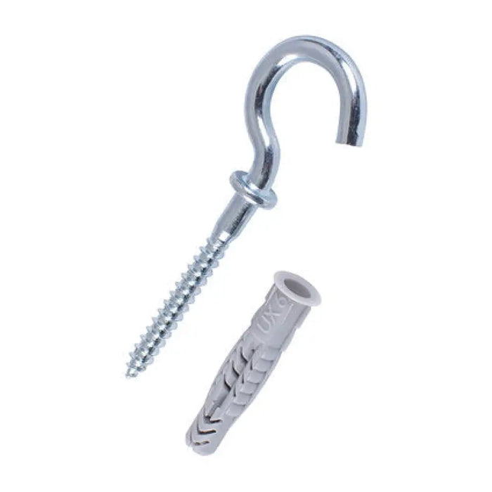 УНИВЕРСАЛЕН ДЮБЕЛ С КУКА Ф6X35ММ 4 БРОЯ FISCHER UX RH K