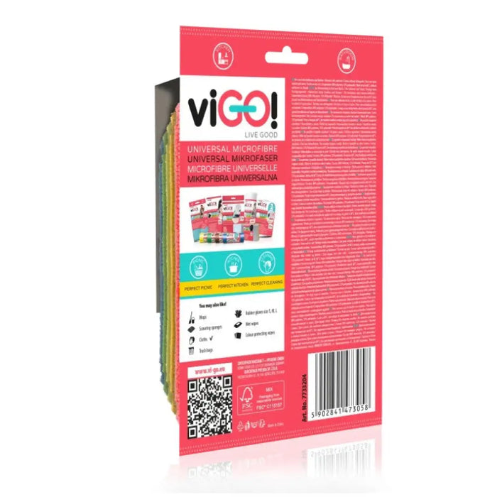 УНИВЕРСАЛНИ МИКРОФИБЪРНИ КЪРПИ 5 БР. PREMIUM VIGO