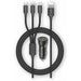 Универсално USB зарядно за кола + кабел Tech One Tech Двоен
