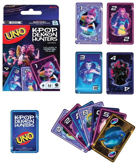 Карти за игра UNO - K-Pop Demon Hunters