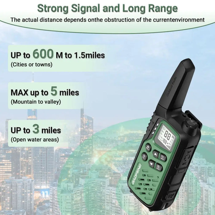 Уоки-токи Baofeng BF-T25E Green