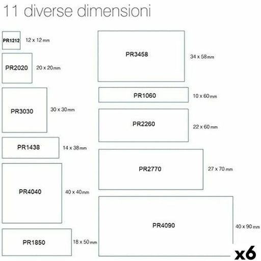 Уплътнение Brother Черен (6 броя)