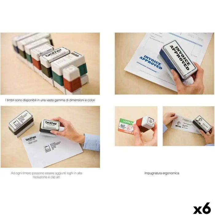 Уплътнение Brother Черен (6 броя)