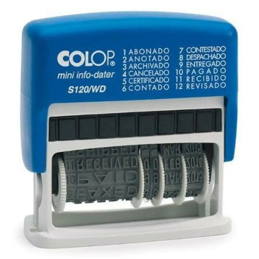 Уплътнение Colop S120/WD 4 x 42 mm Дата Син