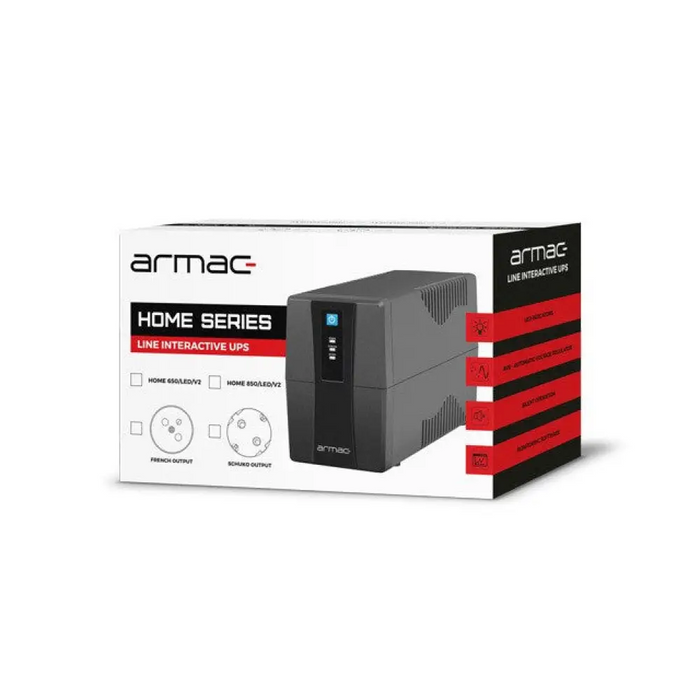 UPS ARMAC HOME LITE LINE-INT 2X230V PL USB-B H650E/LEDV2