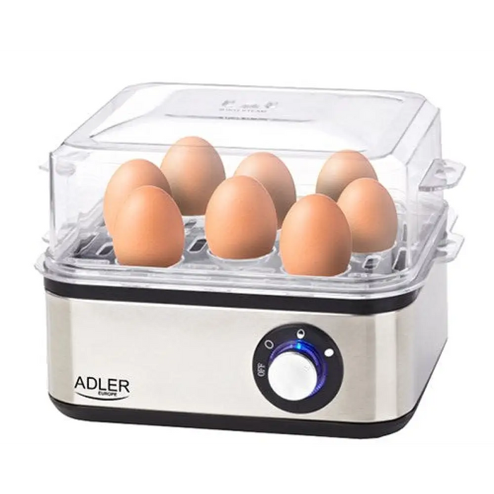 Уред за готвене на яйца Adler AD 4486 8 яйца 800 W Черен
