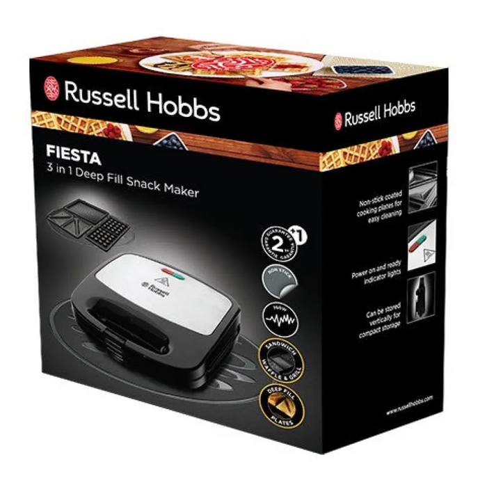 Уред за сандвичи Russell Hobbs Fiesta 750 W Черен