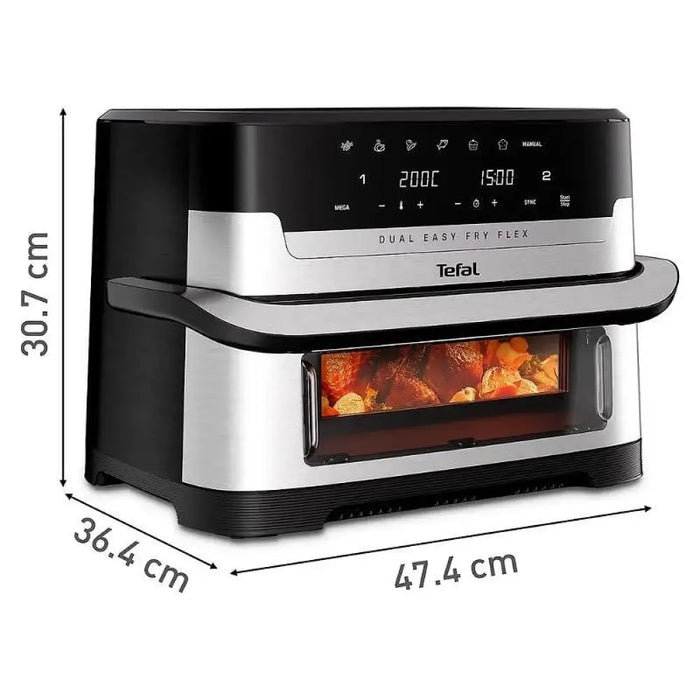 Уред за здравословно готвене Tefal EY922DE0 Dual Easy Fry