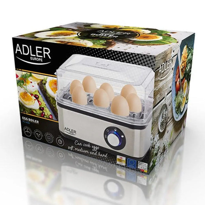Уред за готвене на яйца Adler AD 4486 8 яйца 800 W Черен
