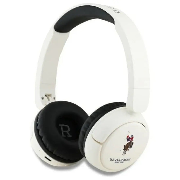 US Polo Bluetooth слушалки USHPV6PUNH Бяло DH цветно лого