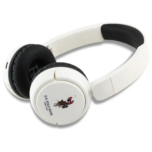 US Polo Bluetooth слушалки USHPV6PUNH Бяло DH цветно лого