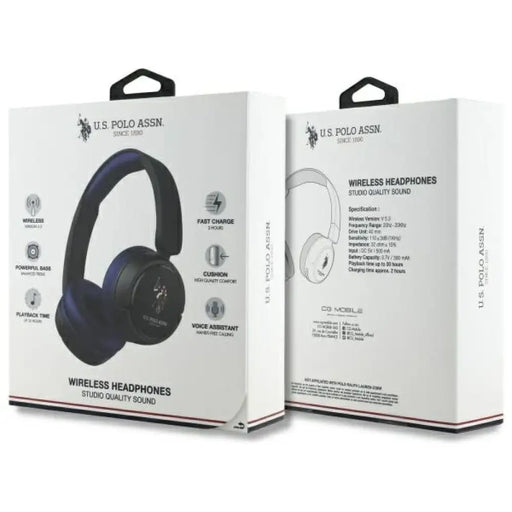 US Polo Bluetooth слушалки за уши USHPV6PCOV Navy DH цветно