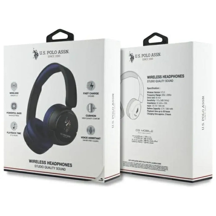 US Polo Bluetooth слушалки за уши USHPV6PCOV Navy DH цветно