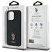 US Polo USHCP15XPEMK iPhone 15 Pro Max 6.7’’ черен/черен