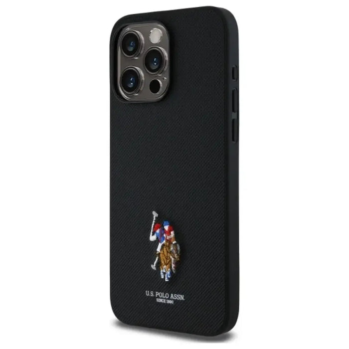 US Polo USHCP15XPEMK iPhone 15 Pro Max 6.7’’ черен/черен