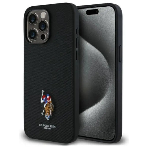 US Polo USHCP15XPEMK iPhone 15 Pro Max 6.7’’ черен/черен