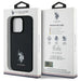 US Polo USHCP15XPGEK iPhone 15 Pro Max 6.7’’ черен/черен