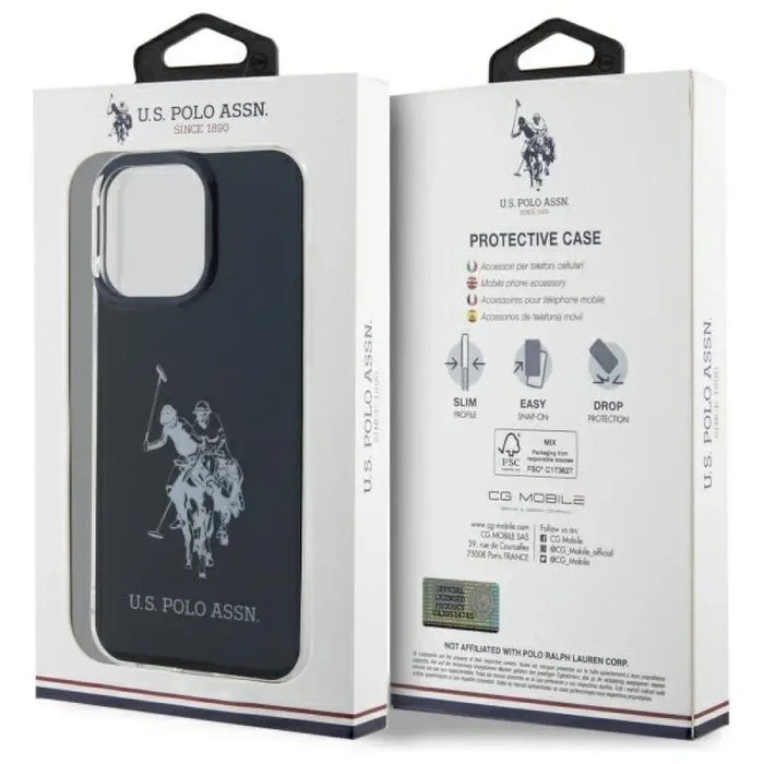 US Polo USHCP15XTPUHRBK iPhone 15 Pro Max 6.7’’ черно/черно