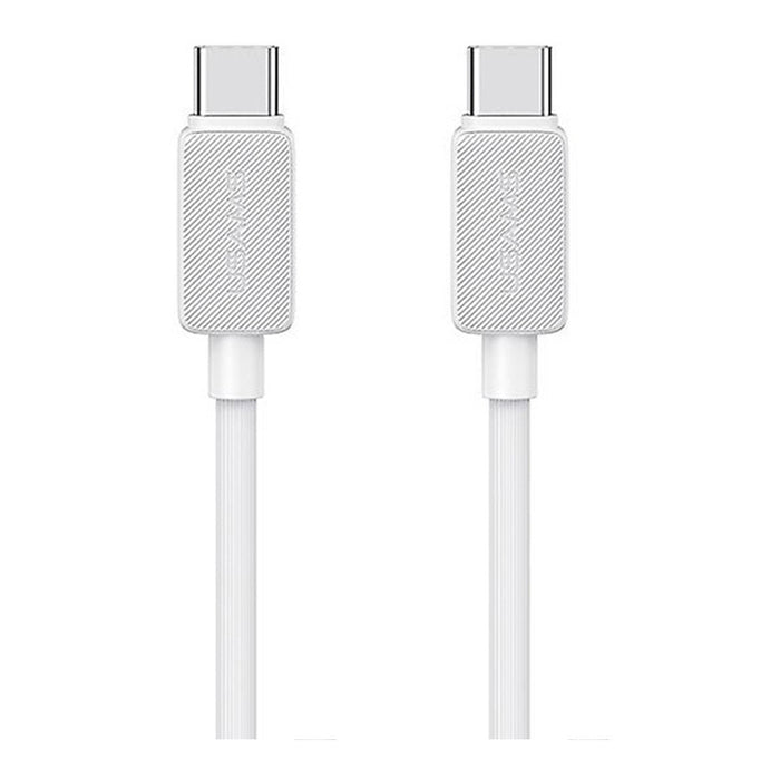 КАБЕЛ USAMS 60W TYPE-C 1 m WHITE SJ691