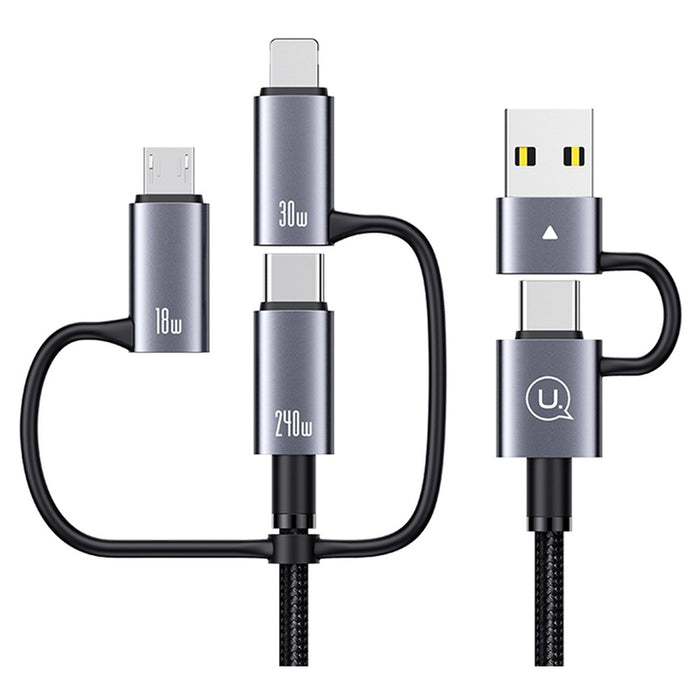 КАБЕЛ USAMS 6in1 240W TYPE-C 1.2 m SJ73