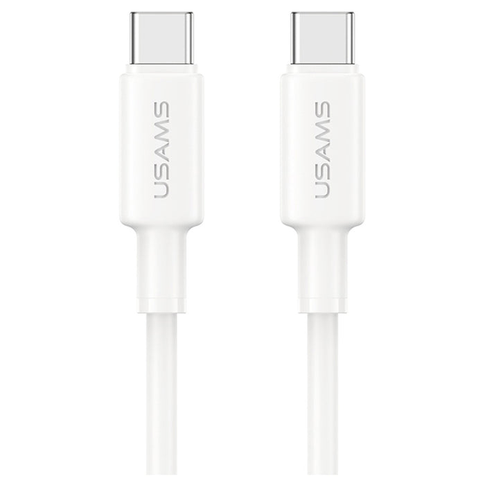 КАБЕЛ USAMS 60W TYPE-C 1m WHITE SJ763