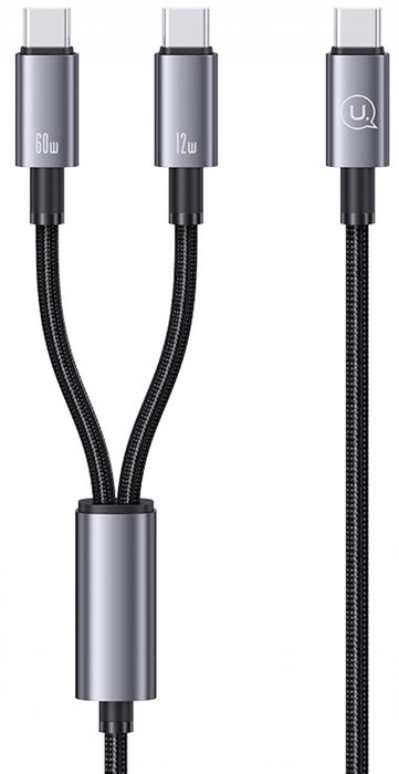 Кабел Usams SJ740 72W 2In1 Aluminum Alloy 1.2m SJ740USB101
