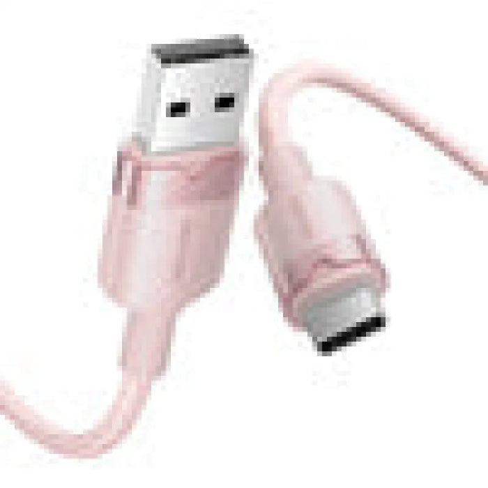 USB 2.0 A към USB-C 3A Vention CTNPF 1M кабел (розов)