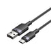 USB 2.0 A към USB-C 3A кабел Vention CTNBF 1 M (черен)