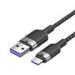 USB 2.0 A към USB-C 6A Vention CTOBF 1M кабел (черен)