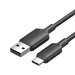 USB 2.0 A към USB-C 3A кабел Vention CTQBF 1M (черен)