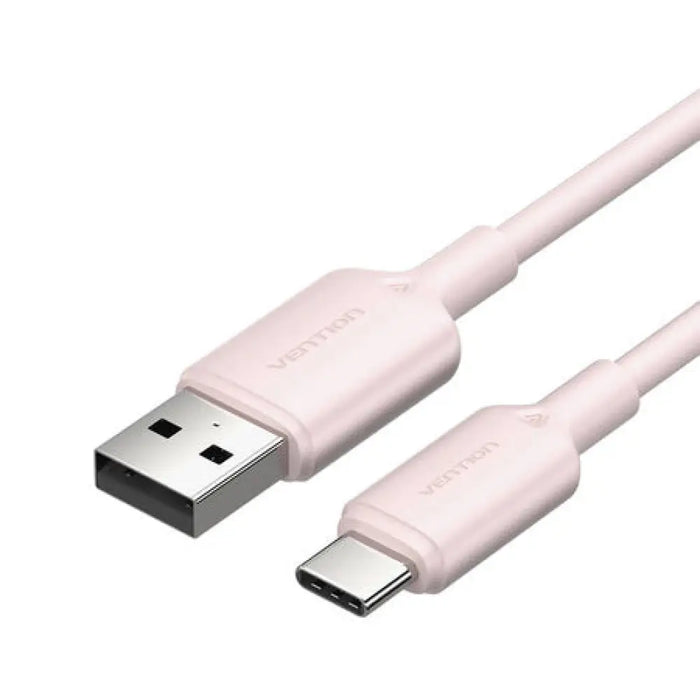 USB 2.0 A към USB-C 3A кабел Vention CTQPF 1M (розов)