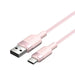 USB 2.0 A към USB-C 3A кабел Vention CTNPH 2M (розов)