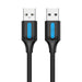 USB 2.0 кабел Vention COJBC 0.25m черен