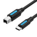 USB 2.0 кабел за принтер мъжки тип C към мъжки B 1