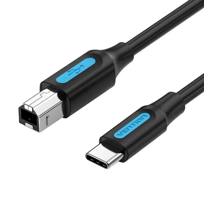 USB 2.0 кабел за принтер мъжки тип C към мъжки B 2