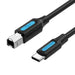 USB 2.0 кабел за принтер мъжки тип C към мъжки B 2