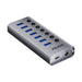 USB A 3.0 5 Gbps хъб с превключвател 7 в 1 Unitek H1314A01