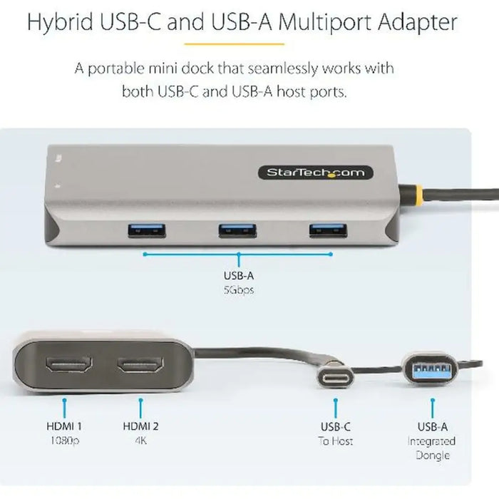 USB Aдаптер Startech 167B-USBC-MULTIPORT