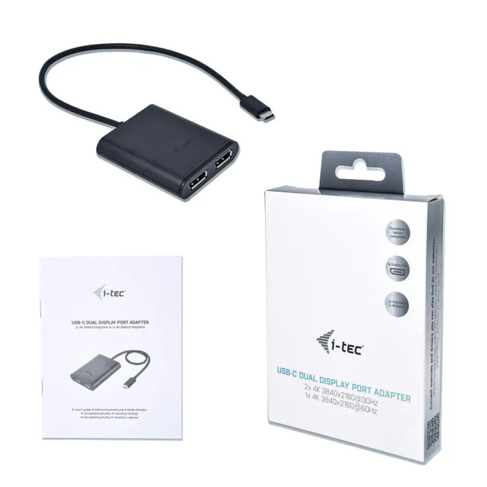 USB-C Aдаптер i-Tec C31DUAL4KDP Thunderbolt 3