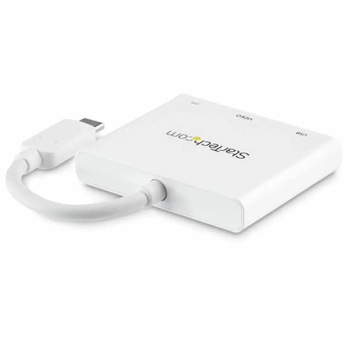 USB-C Aдаптер Startech CDP2HDUACPW Бял 4K Ultra HD