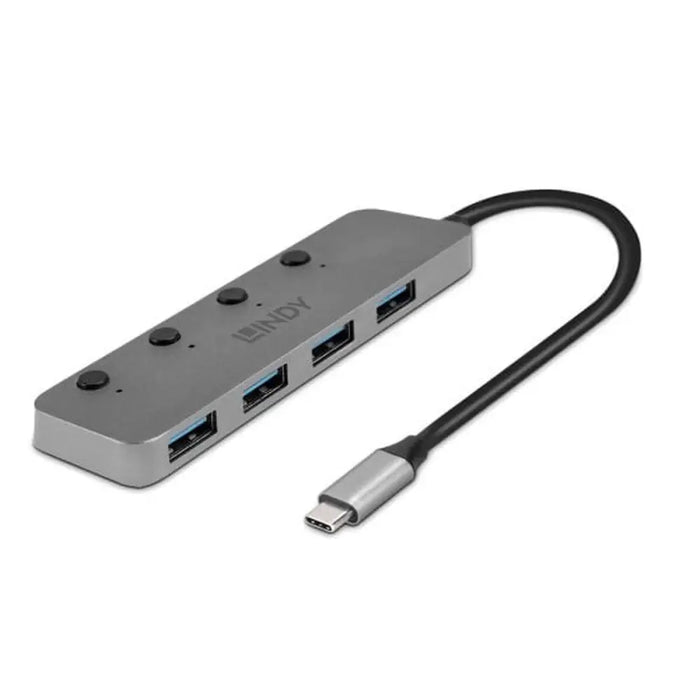 USB-C извод LINDY 43383 Сив (1 броя)
