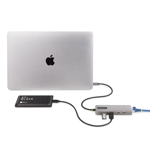 USB-C извод Startech 10G2A1C25EPD-USB-HUB Сив