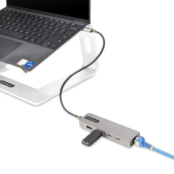 USB-C извод Startech 10G2A1C25EPD-USB-HUB Сив