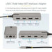 USB-C извод Startech 117B-USBC-MULTIPORT Сив 100 W
