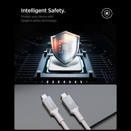 USB-C кабел Spigen EB10020CC 100W 200 см - бял