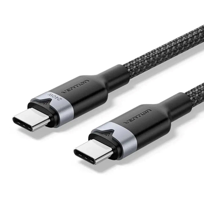 USB-C към C 2.0 Vention 3.1 5A 240W 1m черен кабел