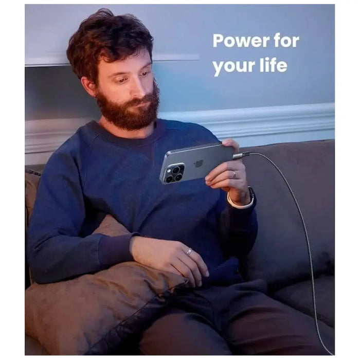 USB-C КЪМ USB-C КАБЕЛ ЗА ДАННИ И ЗАРЕЖДАНЕ – 60W 1м (US567)