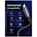 USB-C КЪМ USB-C КАБЕЛ ЗА ДАННИ И ЗАРЕЖДАНЕ – 60W 1м (US567)