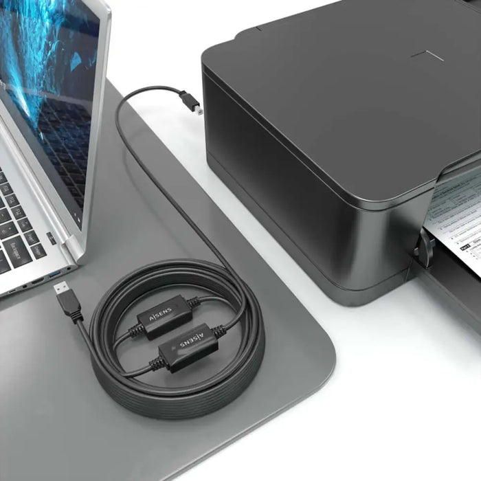 USB Cable Aisens A101-0906 Черен