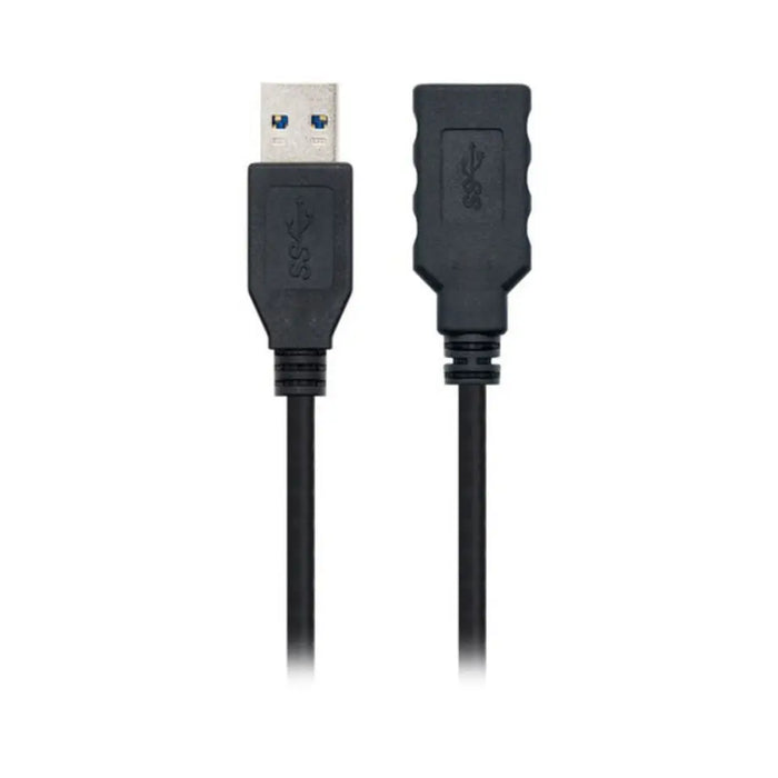 USB Cable NANOCABLE 10.01.090 Черен